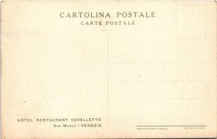 Venezia, Venice; Piazza San Marco, Hotel Restaurant Cavalletto (Rb)
