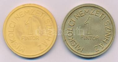 DN "Miskolci Nemzeti Színház - 1 Fintor / PLAVTVS - A bögre" kétoldalas műanyag érem (rekl...