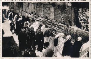 1935 Jerusalem, Wailing Wall, montage. Judaica. photo