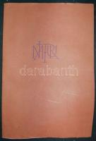 Goethe: Über die Natur 1780-as töredék mű bibliofil kiadása ininciálés irással, merített papíron, vá...