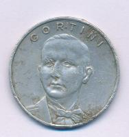 1929. "Cortini / December 1-től Royal Orfeumban" kétoldalas Al reklámzseton a világhírű amerikai artista fellépéséről (33mm) T:VF ph.