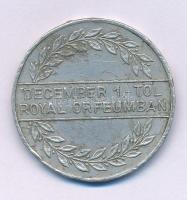 1929. "Cortini / December 1-től Royal Orfeumban" kétoldalas Al reklámzseton a világhírű am...