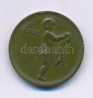 1930 k. "Laci / Szit - 10 darabért 1/4kg" szappanbárca barna színben (20mm) T:XF