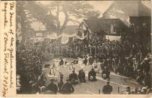 1906 Nagasaki, dance festival (EK)