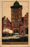 Lübeck, das Burgtor. Ludwig Möller / castle tower