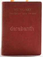 Hungary. Yesterday and to-day. Illustrated. London, 1936, Grant Richards, 237 p.+1 (kihajtható, szín...