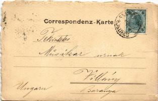 Rogaska Slatina, Rohitsch-Sauerbrunn; Atelier Mösinger / view, from a postcard booklet (tears)