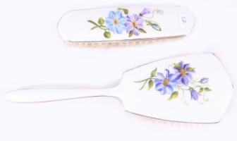 cca 1910, 2 darab szecessziós kefe, h: 15-25 cm