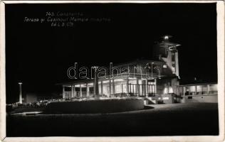 Constanta, Konstanca; Terasa si Casinoul Mamaia noaptea / Mamaia Terrace and Casino at night. photo