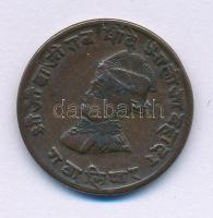 Indiai államok / Gwalior 1929. 1/4A Cu "Jivaji Rao" T:XF,VF Indian states / Gwalior 1929. 1/4 Anna Cu "Jivaji Rao" C:XF,VF Krause KM#176.2