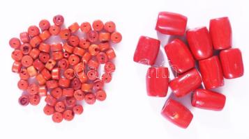 Korall szemek, nagyméretű darabokkal, 100g