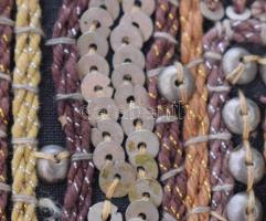 Nagyméretű burmai kalaga hímzéses falidísz, keretben, 186x62 cm /// KIZÁRÓLAG SZEMÉLYES ÁTVÉTEL, NEM...