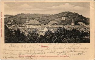 1904 Brassó, Kronstadt, Brasov; látkép. Divald műintézetéből / general view (EK)