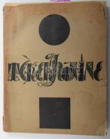 Sergei Chekhonin - Abram Efros - Nikolay Punin: S. Chekhonin. Moscow, 1924. Edition de L'etat. A multidiszciplináris orosz tervező és képzőművész, Szergej Csekonin (1878-1936) életével és munkásságával foglalkozó kiadvány. A szöveg törzsében 12 tábla és számos illusztráció kíséri, bemutatva Csekonin sokrétű munkáit - festményeket, könyvillusztrációkat, porcelántányérokat, bélyegeket, bankjegyeket, ex libriseket és egyebeket. Szergej Csehonin orosz-szovjet grafikus, festő és keramikus, aki bankjegyeket, bélyegeket és egyebeket tervezett, sőt részt vett az Orosz Szovjet Szövetségi Szocialista Köztársaság zászlajának megtervezésében is. A "Művészet Világa" (??? ?????????) művészeti mozgalom tagja volt, amely porcelánedények mintázatát használta a szovjet propaganda terjesztésére. Csonin szatirikus karikatúrákat is rajzolt magazinok és könyvek számára. Munkái az új orosz ideológia szolgálatában álló művészetet tükrözték. 1928-ban elhagyta Oroszországot; Franciaországban és Németországban élt, kerámiaedények, készletek és könyvek tervezésével foglalkozott. 104, [1] p. + [12] t, A sérült papírkötésben sok oldal foltos. Dealing with the life and work of the multidisciplinary Russian designer and artist Sergei Chakhonin (1878-1936). Accompanied by 12 plates and many illustrations in the body of the text, presenting some of Chachonin's diverse works - paintings, illustrations for books, porcelain plates, stamps, banknotes, Ex-libris, and more. Sergei Chekhonin a Russian-Soviet graphic artist, painter and ceramicist known for his works designed banknotes and stamps and more, and even participated in the design of the flag of the Russian Soviet Federative Socialist Republic. Member of the artistic movement "World of Art" (??? ?????????), which used design on porcelain vessels to spread Soviet propaganda. Tschonin even drew satirical cartoons for magazines and books. His works reflected art in the service of the new Russian ideology. In 1928 he left Russia; Lived in France and Germany, engaged in the design of ceramic vessels, sets, and books. 104, [1] p. + [12] t, In damaged paper binding, many pages are stained.