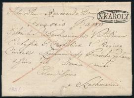1826 Franco levél "N:KAROLY" - Szathmári