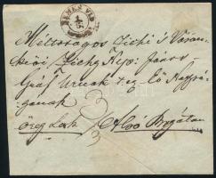 ~1849 Portós levél "NEMES VID" - "ÖREG-LAK"