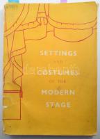[Modern színházi díszlettervezést bemutató képes könyv] Theodore Komisarjevsky, Lee Simonson: Settings &amp; Costumes of the Modern Stage ? ... New York, 1933. The Studio. 132p. 6t. Nagyon gazdag képanyaggal. Illusztrált, kiadói papírborítóval, sérült gerinccel.