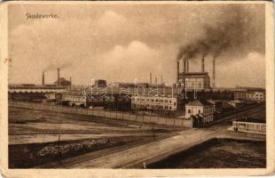 Plzen, Pilsen; Skodawerke, Verein der Arbeiter / Skoda factory (EB)