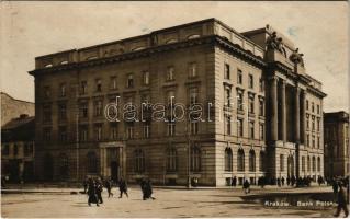 Kraków, Krakkó, Krakau; Bank Polski / street view, Bank of Poland (fl)