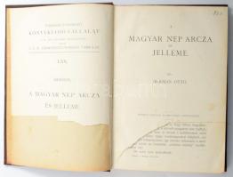 Herman Ottó: A magyar nép arca és jelleme. 1902, Királyi Magyar Természettudományi Társulat. Kiadói egészvászon kötés, címlapok hiányosak, kopottas állapotban.