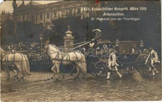 1921 Wien, Eucharistischer Kongress. Sr. Majestät und der Thronfolger / 23rd International Eucharistic Congress in Vienna (EM)
