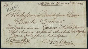 ~1840 Hivatalos levél "HALMI" - Ungvár