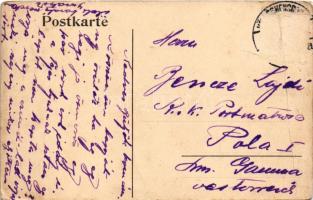 Kötzschenbroda (Radebeul), Am Landungsplatz der Dampfschiffe. Verlag von Carl Pittius / port (Rb)