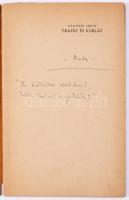 Pilinszky János: Trapéz és korlát. Versek. (Bp., 1946.) Ezüstkor (Stephaneum ny.) 39p. Dedikált első...