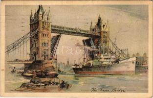 1948 London, Tower Bridge. Raphael Tuck &amp; Sons, Ltd. (EK)
