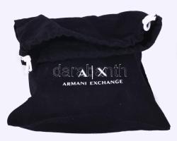 Emporio Armani karóra, kvarc, fém szíjjal, díszdobozban, működik, 4,5x3 cm