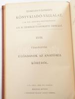 Thanhoffer Lajos: Előadások az anatómia köréből. Bp., 1896, K.M. Természettudományi Társulat. Kiadói egészvászon kötés, gerinc kissé sérült, kopottas állapotban.