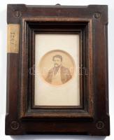 cca 1850 Deák Ferenc (1803-1876) ritka fiatalabb korabeli portréja Franz Eybl 1842-es litográfiája u...