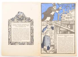 ca 1918 Bíró Mihály: [Magyarországi Építőmunkások Szakszervezetének grafikus, illusztrált kiadványa....