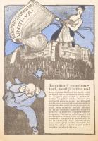 ca 1918 Bíró Mihály: [Magyarországi Építőmunkások Szakszervezetének grafikus, illusztrált kiadványa....