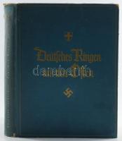 Forstreuter, Adalbert: Deutsches Ringen um den Osten. [Berlin, 1940, C. A. Weller]. Fekete-fehér képekkel illusztrálva. Német nyelven. Kiadói egészvászon-kötés, kissé viseltes borítóval, sérült gerinccel, hiányzó címlappal.