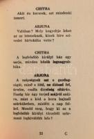 Tagore, R[abindranath]: A kertész, Chitra, Az élet megismerése. [Bp.], én., Egyetemi Nyomda Minatűr ...
