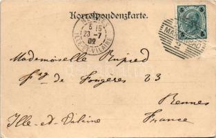 1902 Mariánské Lázne, Marienbad; Kreuzbrunnen. Hermann Poy / spa hall (EK)