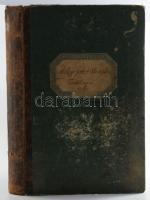 cca 1860-1920 Philipp Jakob Stengelin Tuttlingen, régi német nyelvű pénztárkönyv, kb. 90-100 oldalny...