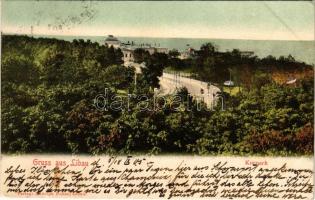 1905 Liepaja, Libau; Kurpark. Verlag Rudolph Puhze / spa (EB)