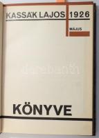 Kassák Lajos: Tisztaság könyve. 1926 Május. Bp.,1926, Horizont, Krausz J. és Társa-ny., 115+5 p.+4 t. (A szerző fényképei.) Első kiadás! Kétszínnyomásos reklámlappal a végén. A kötet teljes tipográfiája Kassák munkája. Későbbi kartonált papírkötésben