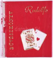 Rodolfo: Bűvészkönyv. (Minikönyv). H.n., 1978, Miniatűr Könyvgyűjtők Klubja. Számozott (111./400) pé...