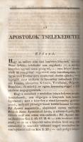 Szent Írás, vagy is az Új Szövetségnek szent könyvei, magyarúl Káldi György után, jegyzetekkel. A né...