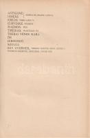 Sophokles drámái. Magyarul Csengeri Jánostól. I-II. kötet. [Teljes mű két kötetben.]
Kolozsvár, 191...
