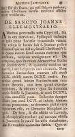 Bolland, [Jean]: Acta sanctorum Ungariae, ex Joannnis Bollandi [. . .] ejusque Continuatorum Operibu...