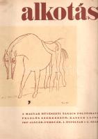 [Folyóirat] Alkotás. A Magyar Művészeti Tanács folyóirata. Megjelenik havonta egyszer. Felelős szerk...