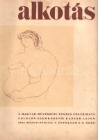 [Folyóirat] Alkotás. A Magyar Művészeti Tanács folyóirata. Megjelenik havonta egyszer. Felelős szerk...