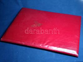 A kétszáz éves Diósgyőri Papírgyár ünnepi mintaív-gyűjteménye a papírgyár tölgyleveles védjegyével i...