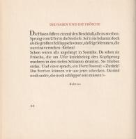 Die Lust zu Fabulieren. Zusammengestellt von Erich Lobbes. Illustriert von Max Schwimmer. (Számozott...