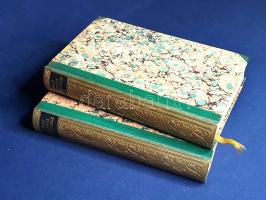 Corti, Egon Caesar:  Der Aufstieg des Hauses Rothschild. Das Haus Rothschild in der Zeit seiner Blüte. Band I-II: 1770-1830, 1830-1871. [Teljes mű két kötetben.] Leipzig, 1927-1928. Insel-Verlag (Druck der Spamerschen Buchdruckerei). 1 t. (címkép) + [4] + 459 + [1] p. + 23 t. + 1 melléklet (kihajtható hasonmás); 511 + [1] p. + 25 t. + 1 melléklet (nemzetségtábla). Első kiadás. Egon Caesar Corti (1886-1953) osztrák történész, számos népszerű életrajz szerzője, elsősorban az európai arisztokrata családok életrajzírójaként ismert. Kétkötetes monográfiájában a frankfurti zsidó bankárcsalád, a Rothschildok történetét írja meg. A frankfurti gettóból kiemelkedő család az 1770-es évek kezdetei után a napóleoni időkben már nem csupán politikusokat finanszírozott, hanem hadjáratokat is. A monográfia kitér rá, hogyan jön létre a család ágainak európai országokban való megtelepedésével az első multinacionális bankház, miként fektettek be iparvállalatokba, vasúttársaságokba és hogyan hiteleztek uralkodóknak is. Kétkötetes monográfiánkat értékes illusztrációs anyag kíséri. Egységes, díszesen aranyozott gerincű kiadói félbőr kötésben, az aranyozott címfelirat a gerincen fekete címkén.