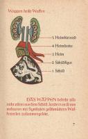 Hussmann, Heinrich: 
Deutsche Wappenkunst.
[Lipcse] Leipzig, [1942]. Insel-Verlag (Gedruckt von Au...